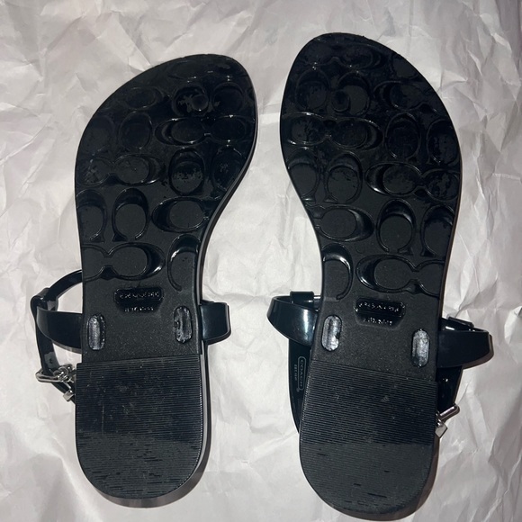 Black Coach Sandals - Picture 6 of 6